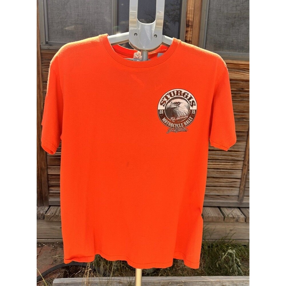 Men’s Sturgis 2015 Orange T Shirt